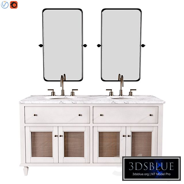 Sausalito 60 Double Sink Bath Vanity