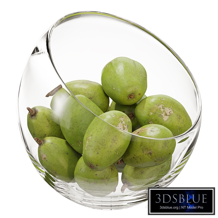 Large Slant Fruit Bowl ambarella