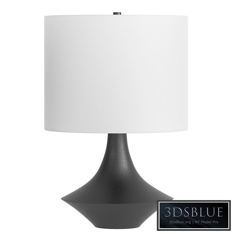 Marie Resin Table Lamp Charcoal
