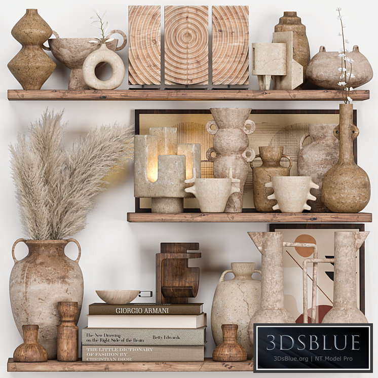 Decorative Set Rustic style 05