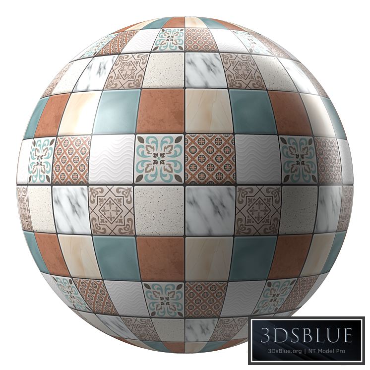 Tiles Materials- Moroccan Mosaic Tile | Pbr 4k Seamless