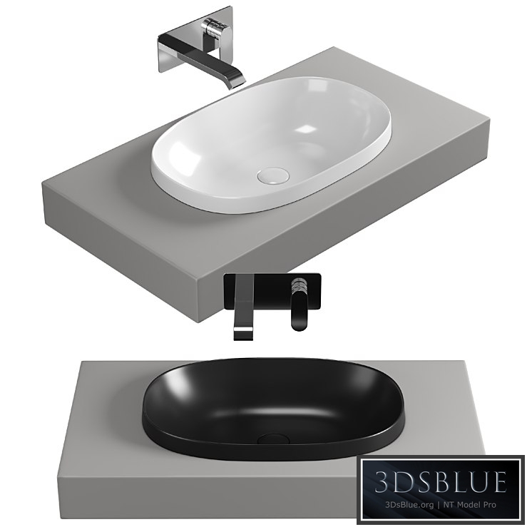 VitrA Frame Oval Inset Bowl - 56524830016