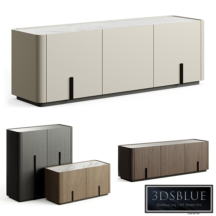 Liu Jo Caillou High Floor Cupboard with Plint