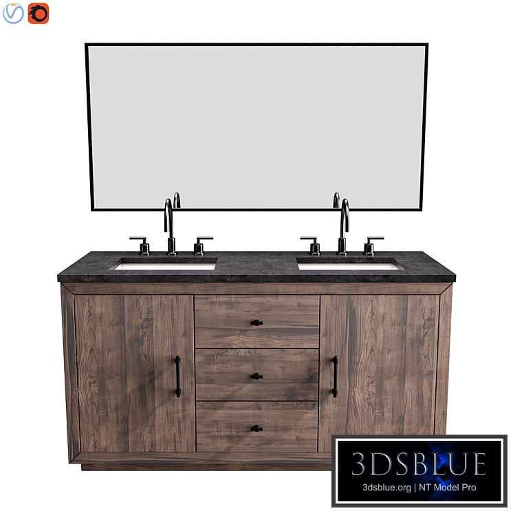 Oakleigh 60 Double Sink Vanity