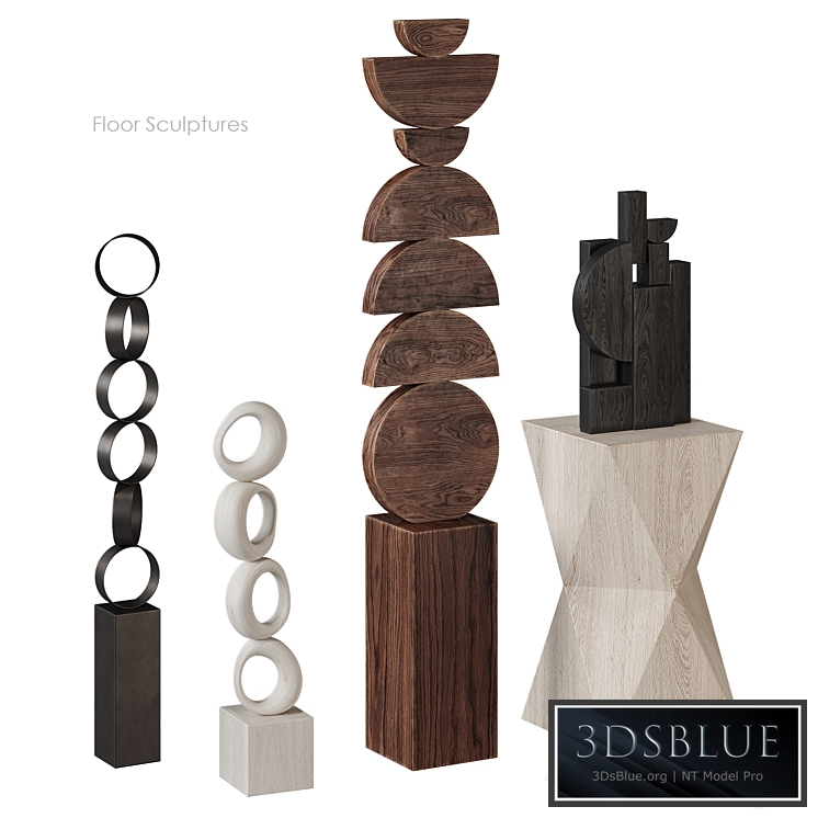 Diego Olivero Floor Sculptures