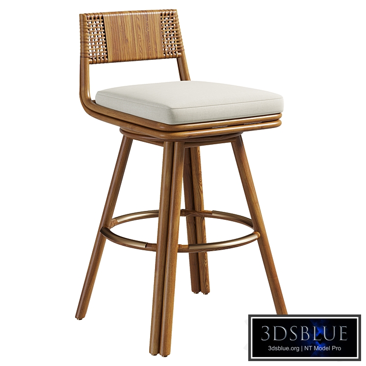 ALAMEDA SWIVEL COUNTER BARSTOOL by baker