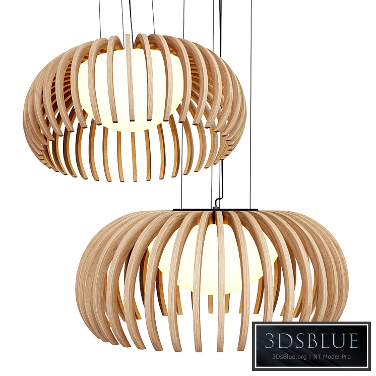 Makris Bollicina Wood Lamps