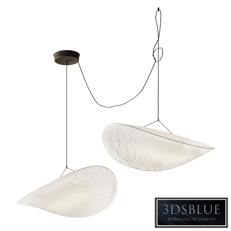 Tense Pendant 90 Cm White