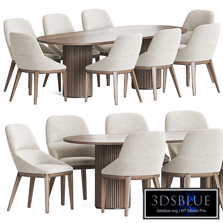 Queen Chair Campbell Table Dining Set