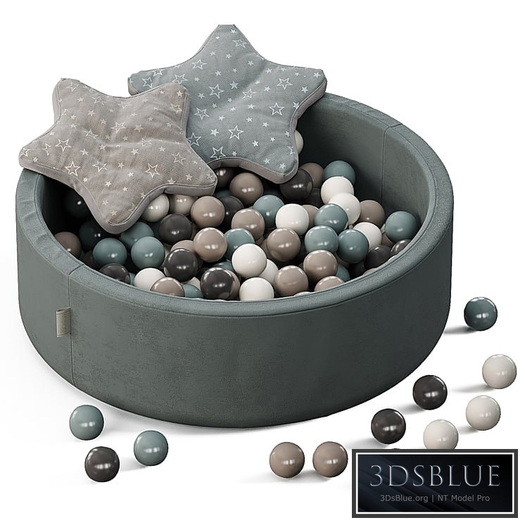 Pool with balls by Misioo