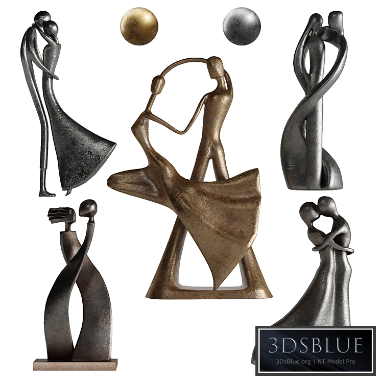 Human Abstract Sculptures 6 Love Position