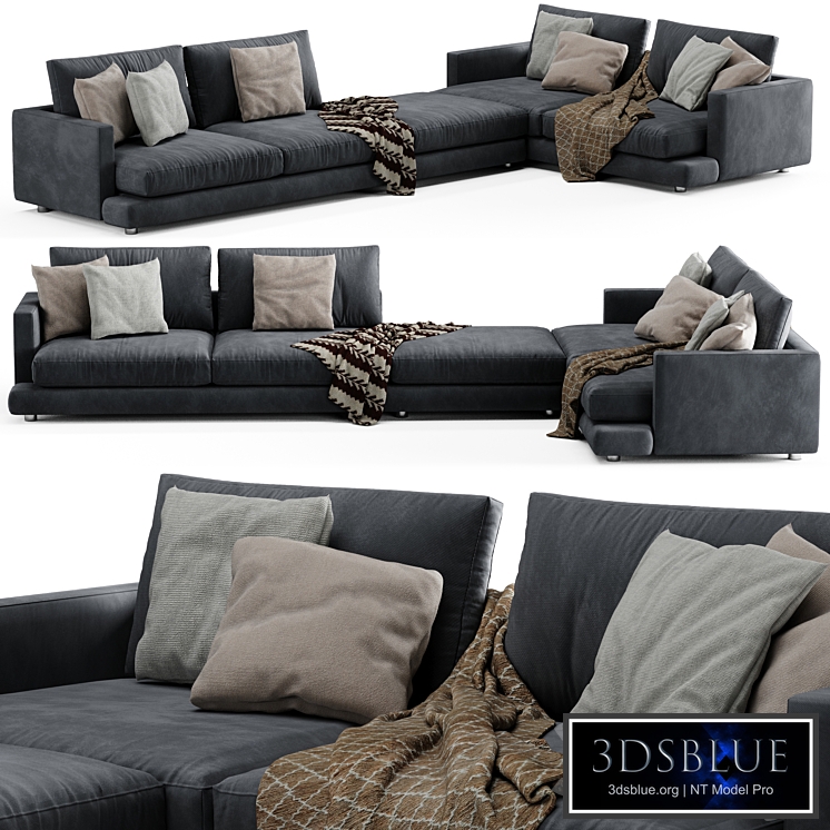 Flexform Long Island Sofa Set 01