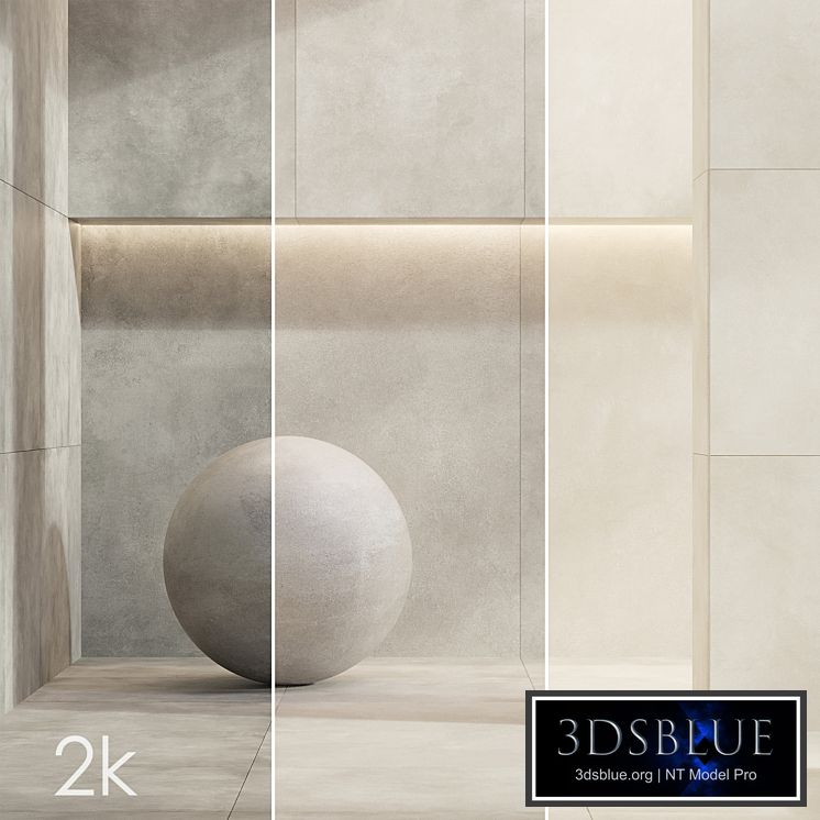 Caesar Set 32 - Concrete Porcelain Tiles BUNDLE - 3 types: Grey, Light Grey, Beige