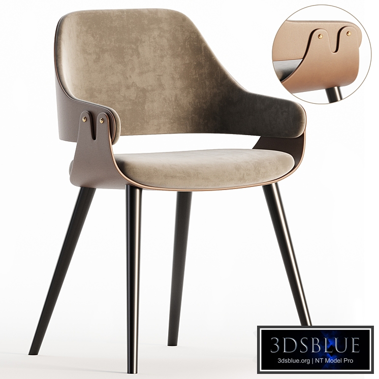 Light luxury dining chair