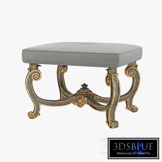 Baroque Style Carved Bench