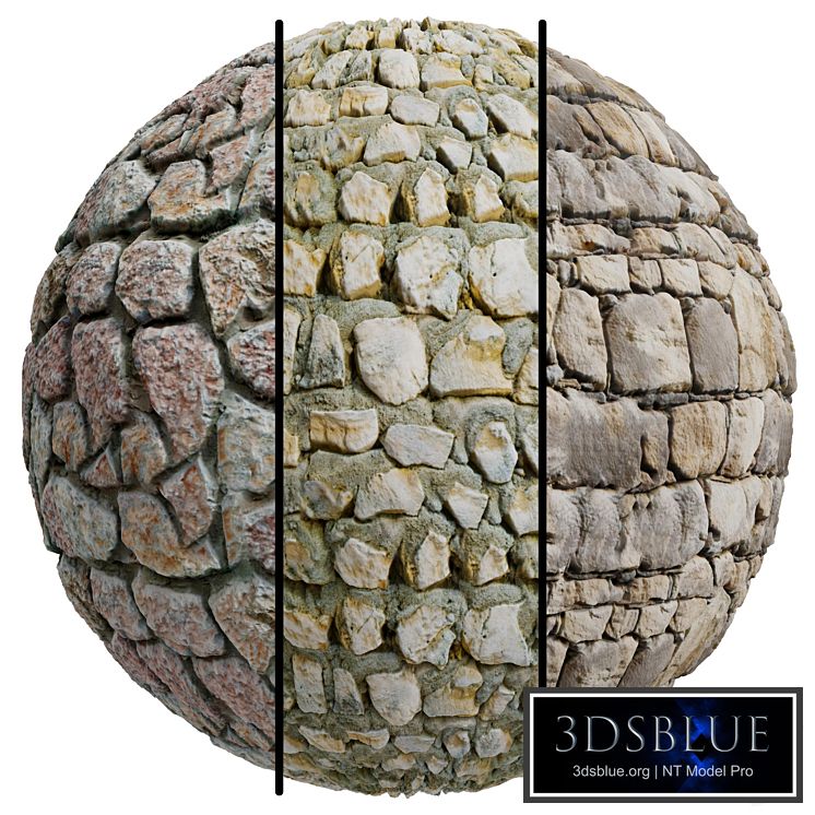 FB451 Natural Stone Wall Cladding, Urban Stone Inc | 3MAT | 4K | seamless | PBR