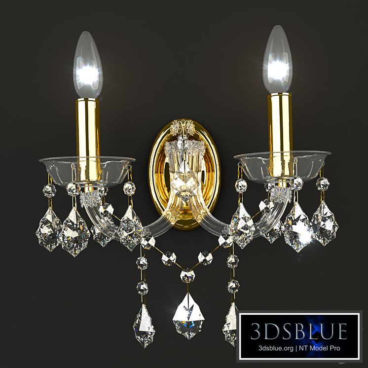 Sconce Crystal Lux Tesoro AP2