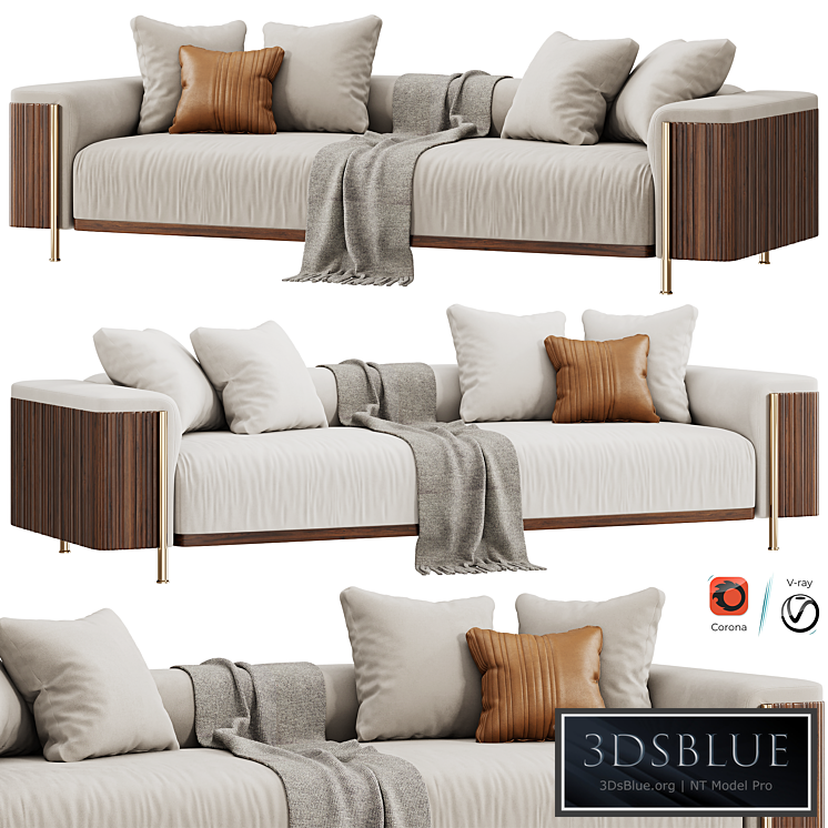 TRUSSARDI CASA Deven Sofa