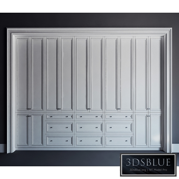 Built-in closet 01 \ fitted wardrobe 01