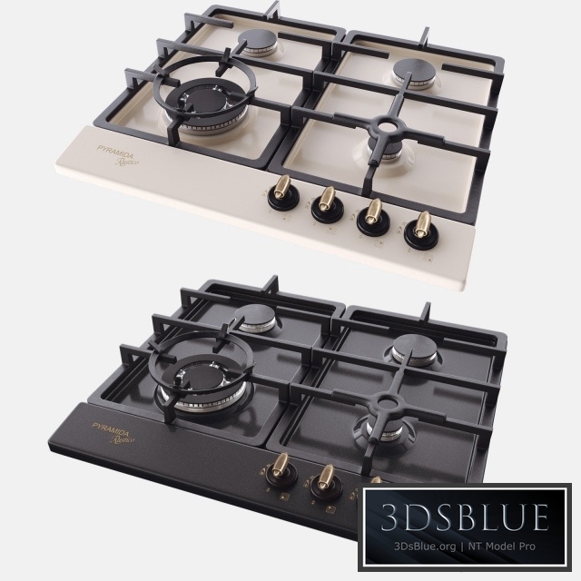 Hob pyramida pfe 642 ivory Rustico (beige and black)