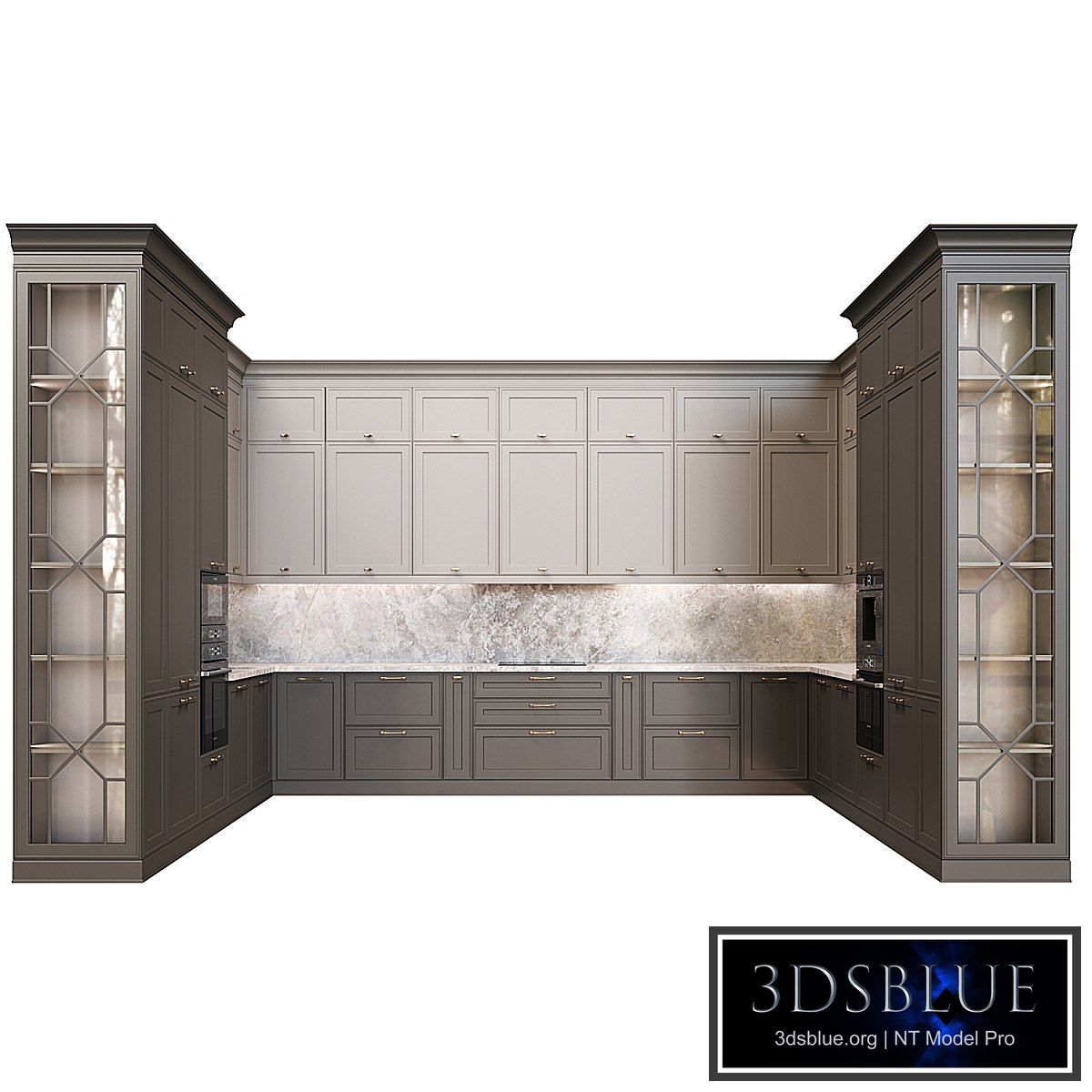 Neoclassical kitchen 16