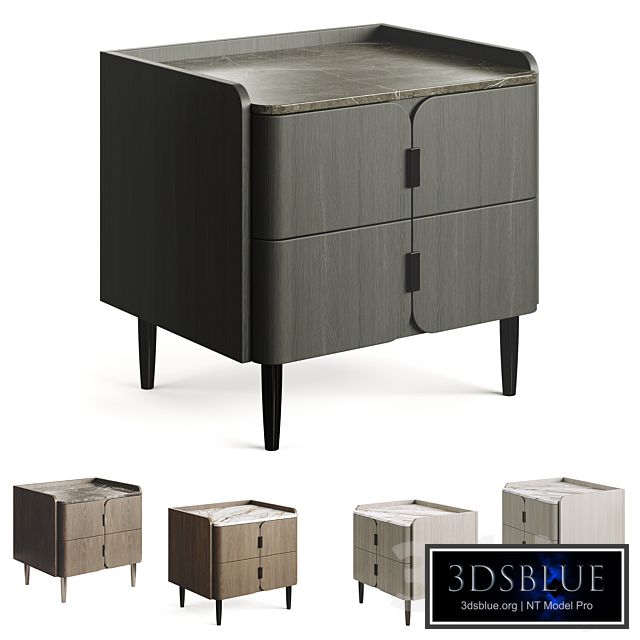 Light Luxury K32 Wood Bedside Table