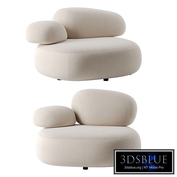 Pebble Rubble sofa by Moroso set 4