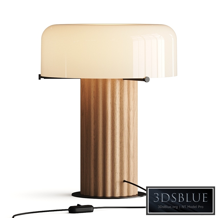 West Elm Linus Fluted Table Lamp