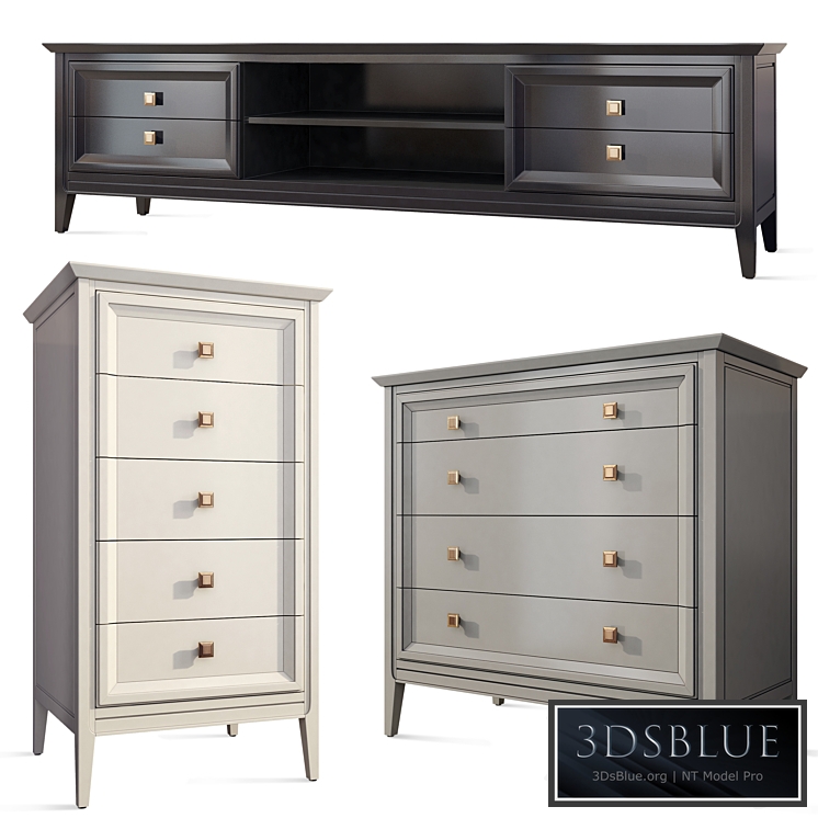 TV cabinet chest of drawers for clothes Tesoro Aletan