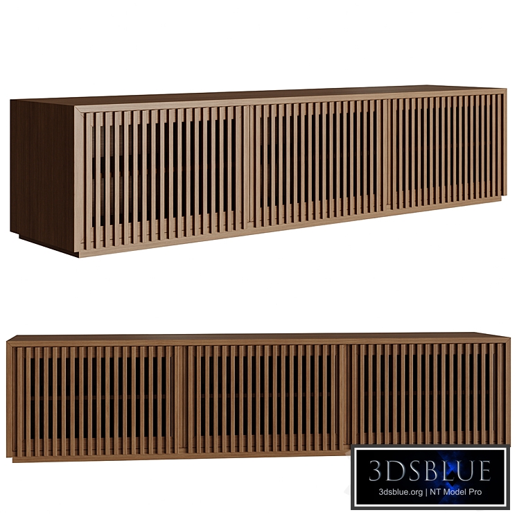 TV Stand Modern Solid Wood TV Stand