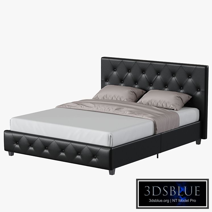 DHP Dakota Upholstered Platform Bed