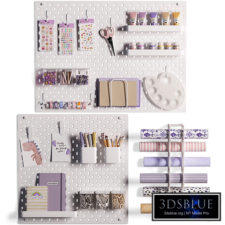 Ikea SKADIS Pegboard for Teenagers and Kids