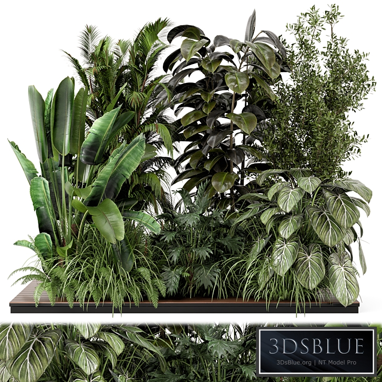 Outdoor Garden Set Bush and Tree - Garden Set 999