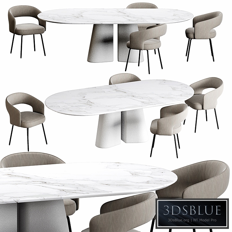 Ditre Italia Pillar and 356 Chair