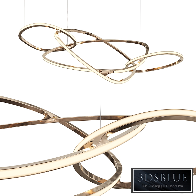 On it Goes II_ Suspended Light Sculpture by NIAMH BARRY 2020