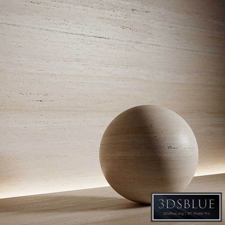 Stone material, travertine 5, pbr, seamless