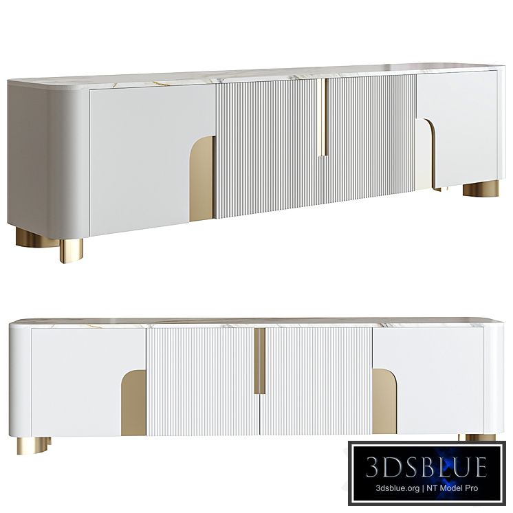 TV Stand Battipaglia Slate