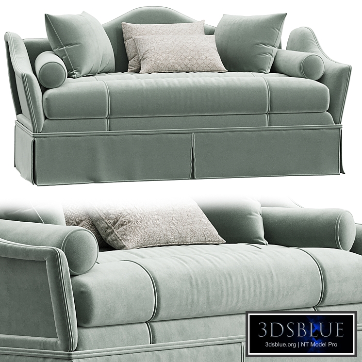 Chiara Provasi Isabel Green 3-Seater Sofa