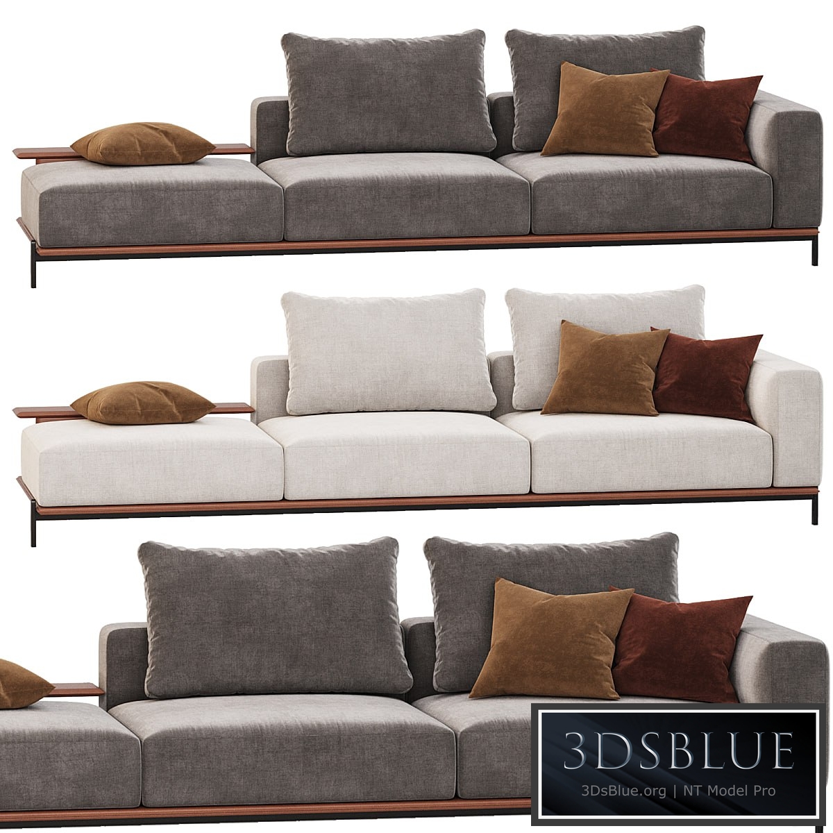Poliform Brera sofa set 03