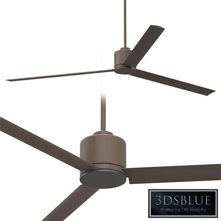 60 Status Oil Rubbed Bronze Damp Ceiling Fan