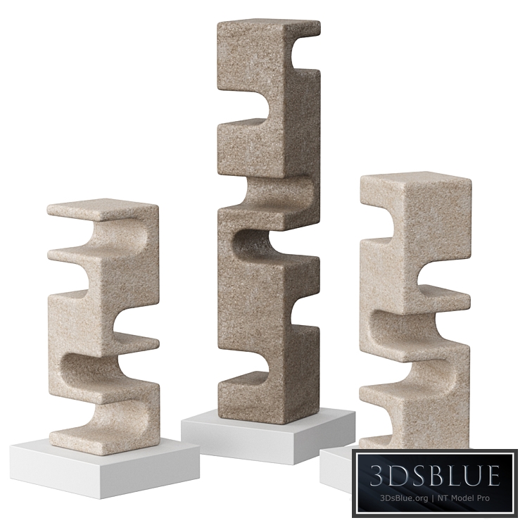 Abstract stone sculpture by Cesare Arduini