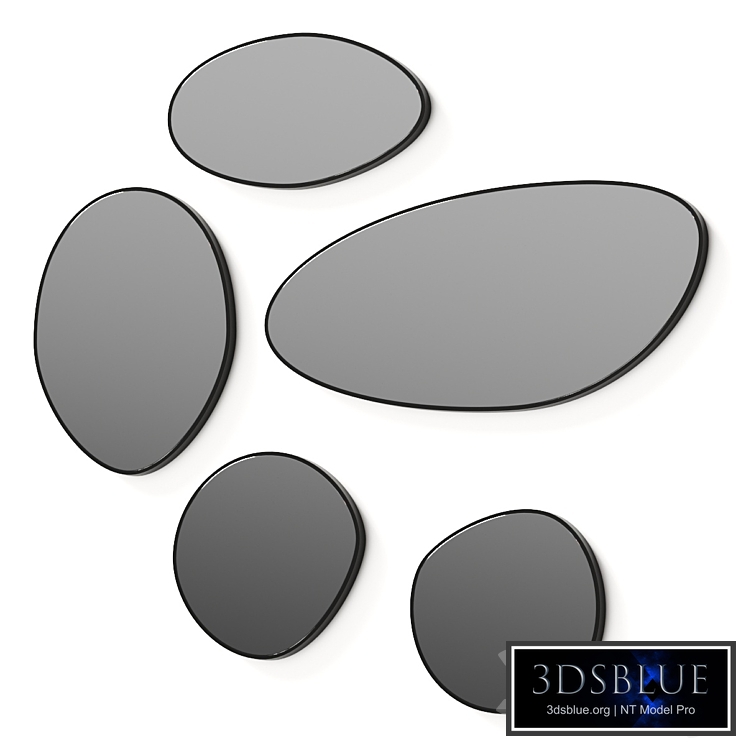 Serax C Black Wall Mirrors