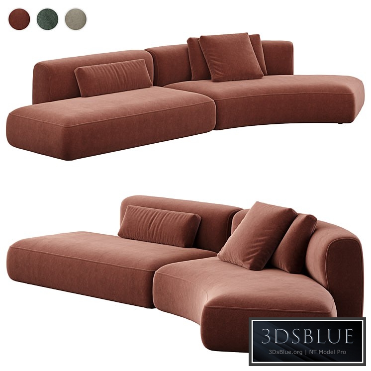MDF ITALIA Cozy Curve Sofa