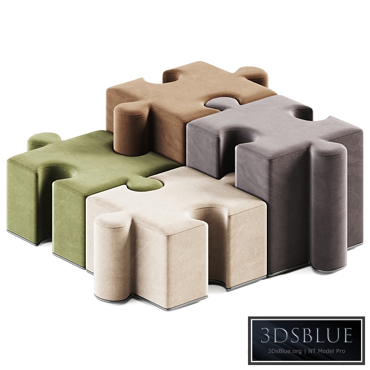 Puzzles Pouf by BuzziPuzzle / Pouf