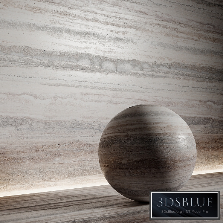 Stone material, travertine 6, pbr, seamless