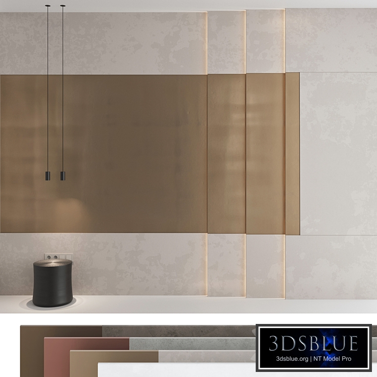 Decorative wall panel set 86