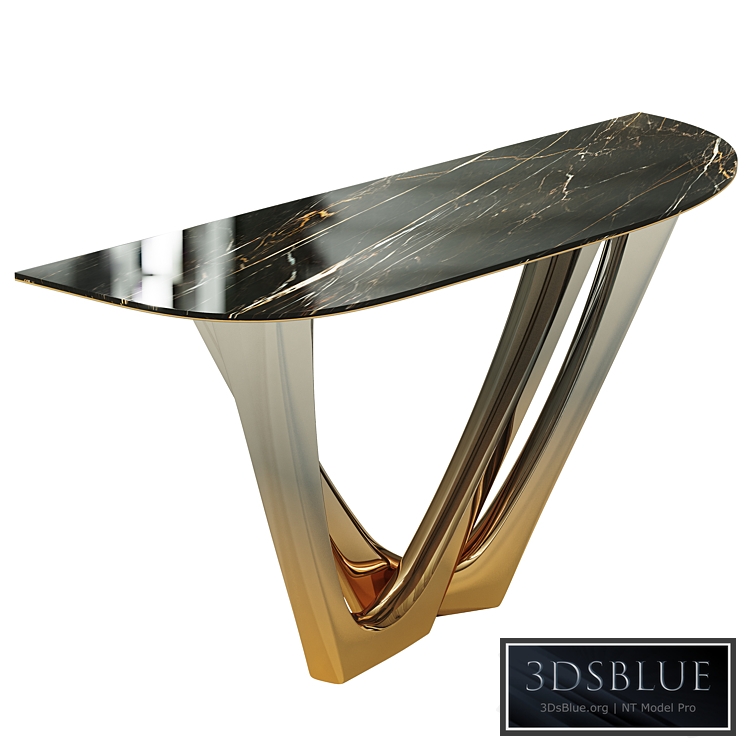 G-Console Heat Steel Base with Leather Top