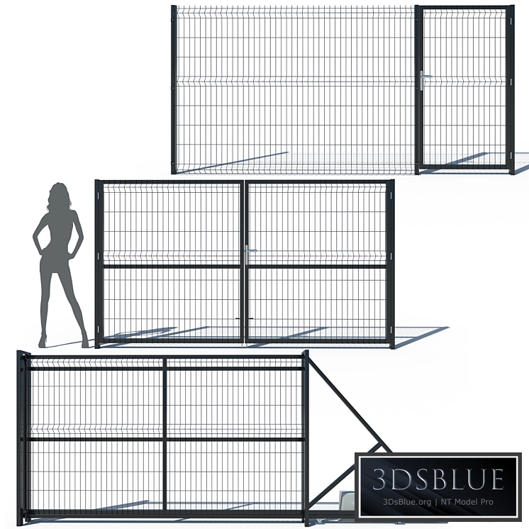 Metal Fence 3D (H-173)