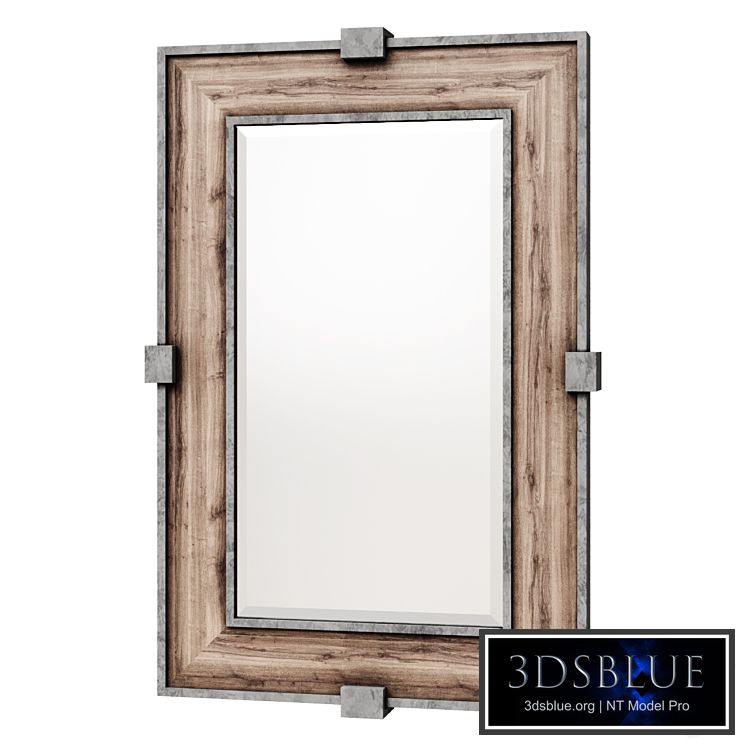 Siringo Weathered Wood Mirror