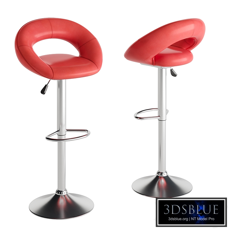 Bar stool Kuper Red
